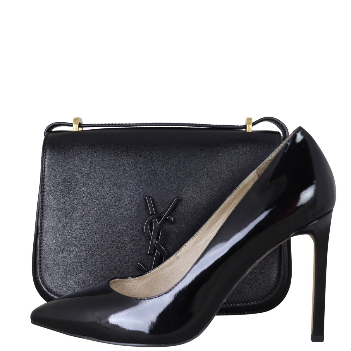 Spontini large monogram ysl leather crossbody bag hotsell