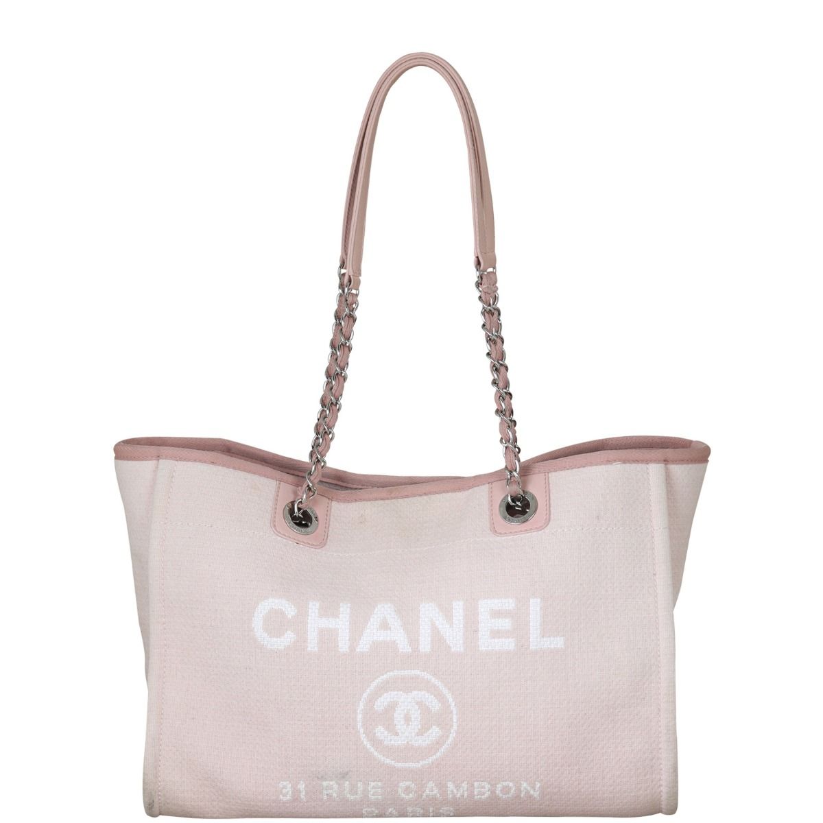 chanel tote bag leather small