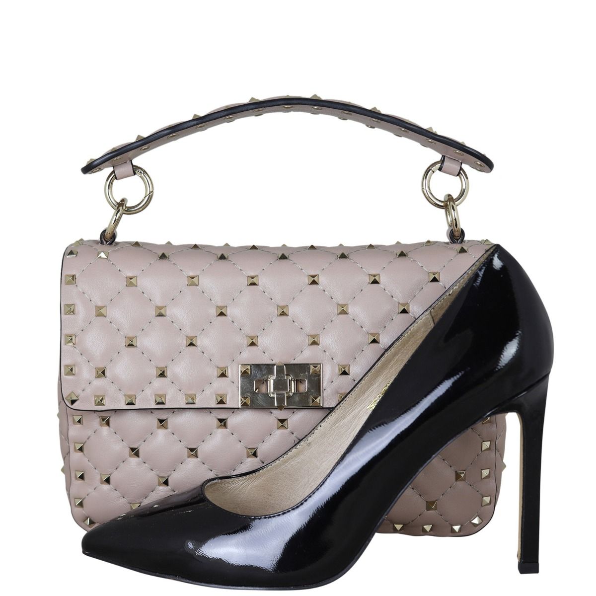 Valentino Rockstud Spike Medium Shoulder Bag