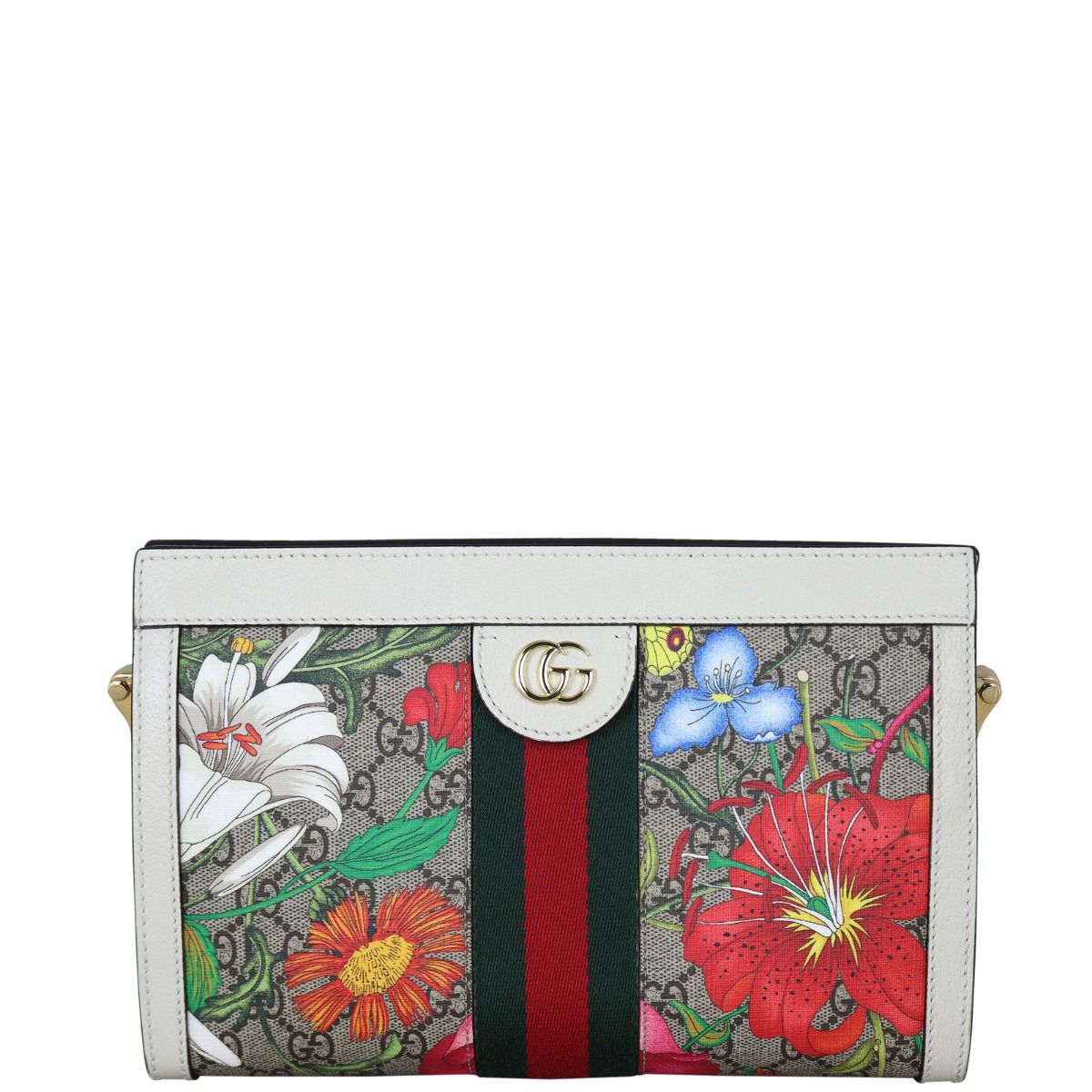 Gucci ophidia online flora pouch
