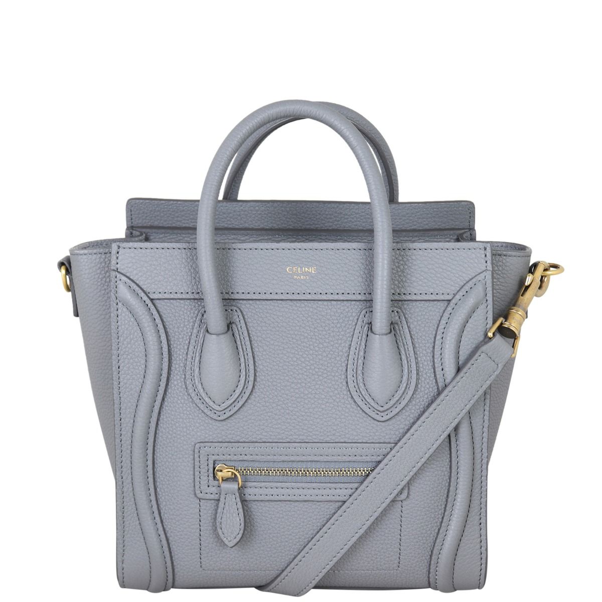 Celine nano luggage grey deals