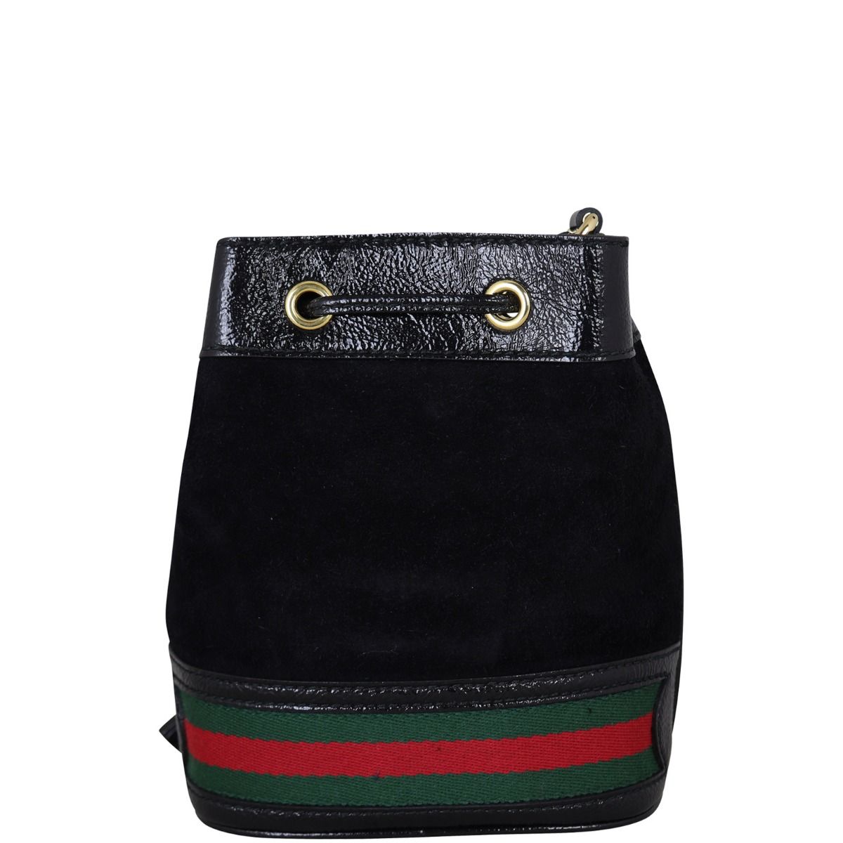 Gucci suede bucket bag deals