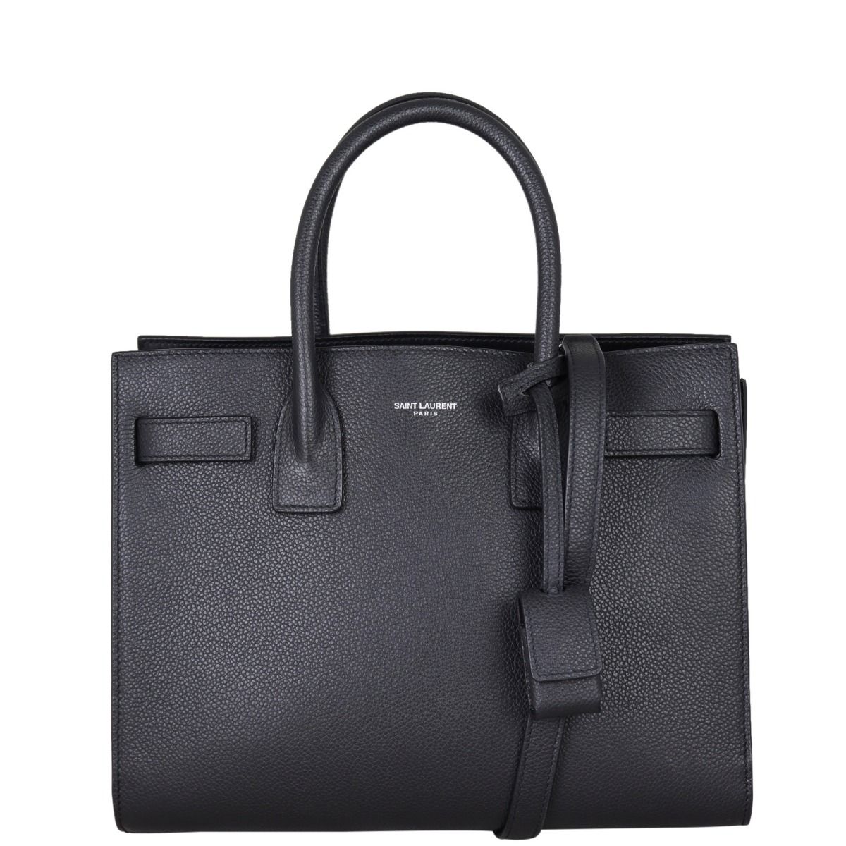 Saint laurent sac de jour baby grained leather tote discount