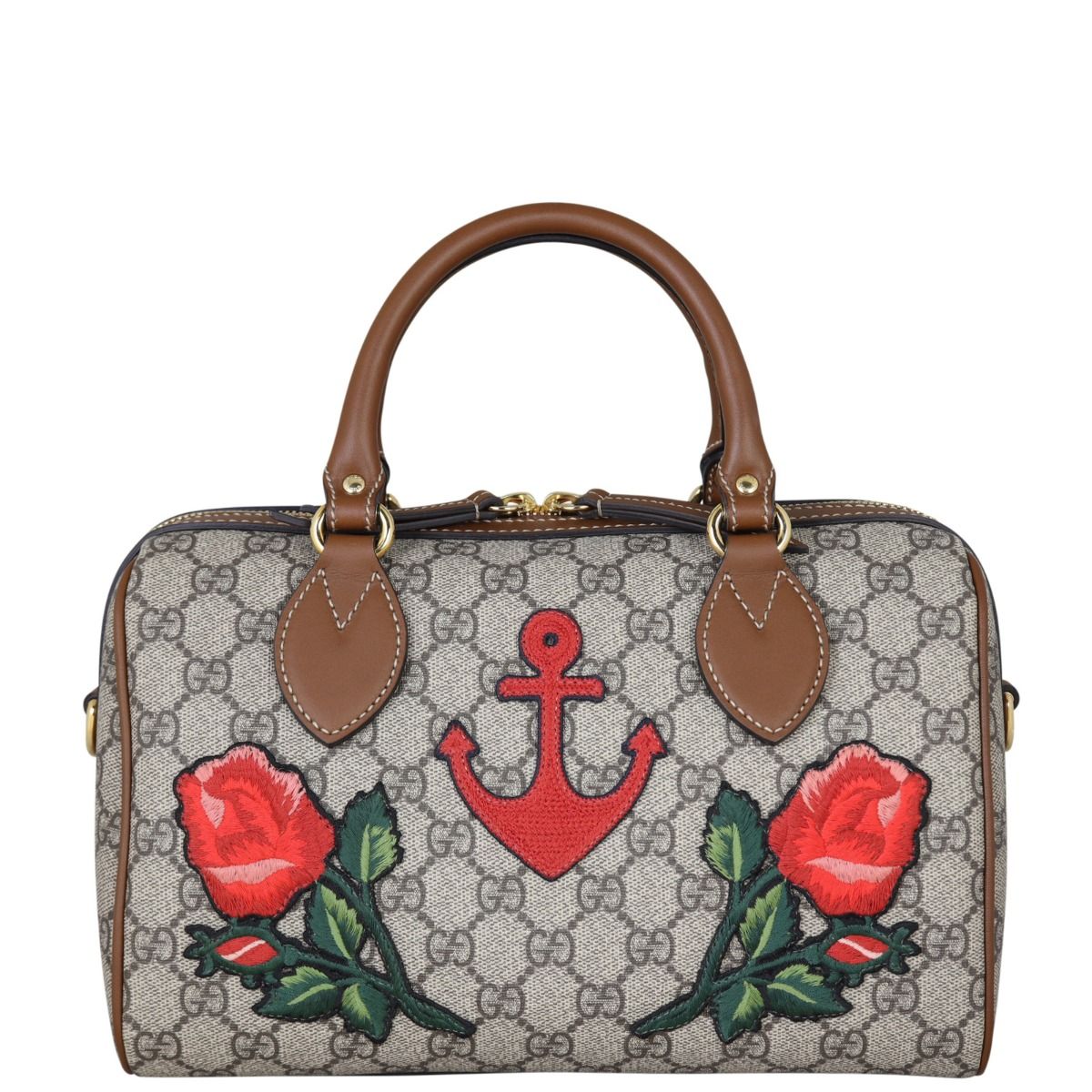 Gucci supreme boston bag hibiscus shop