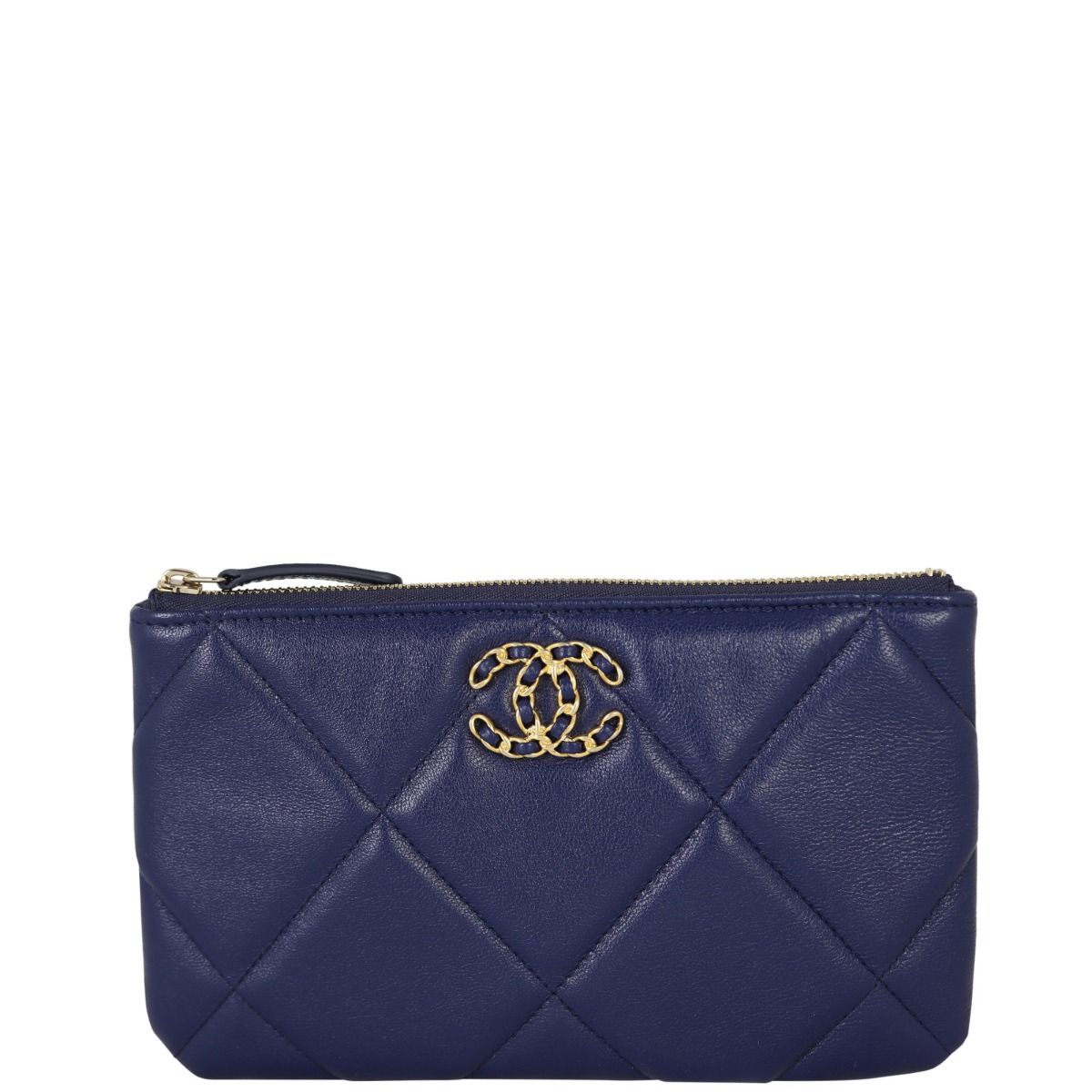 Chanel 19 O Case Small Blue