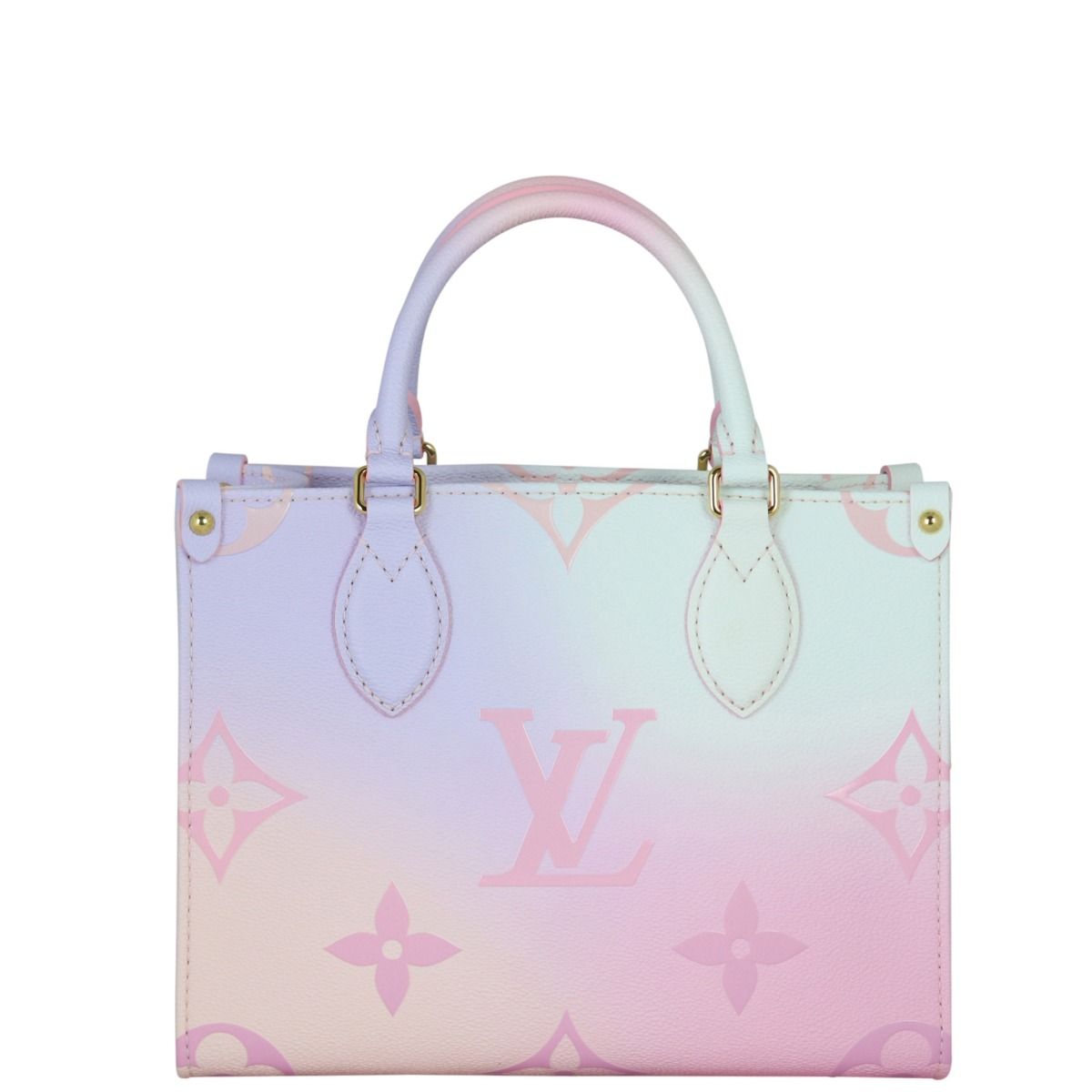 Louis Vuitton OnTheGo PM Spring In The City Monogram Sunrise now on  luxeitfwd.com.au 💜💕 Featuring pastel pink, purple and blue gradient…