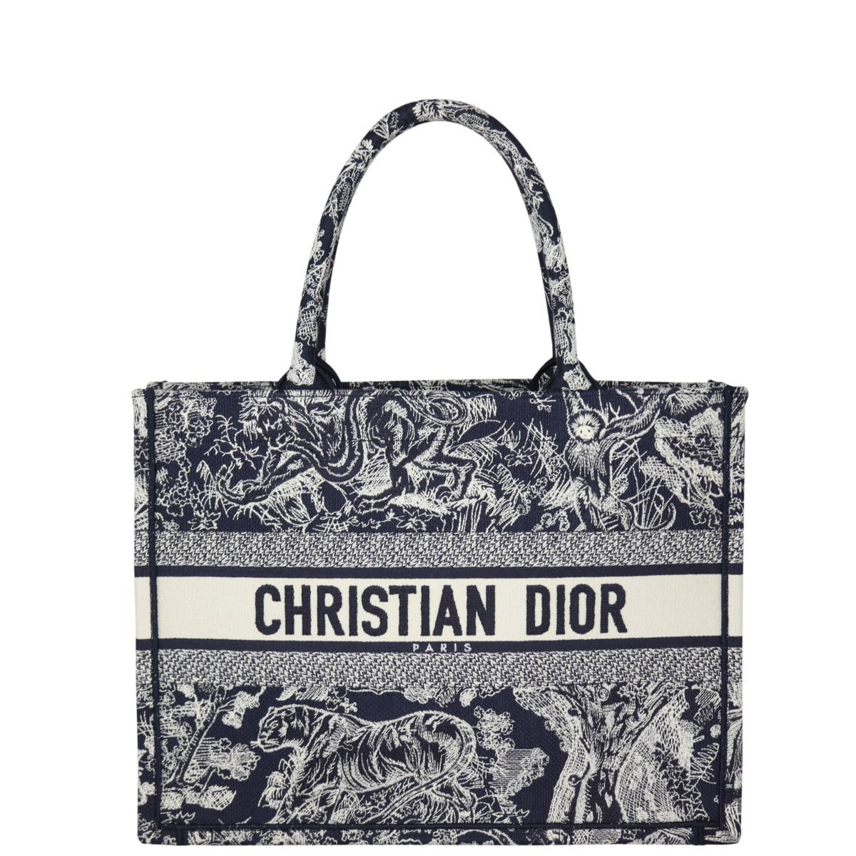 Dior small book tote toile de jouy hotsell