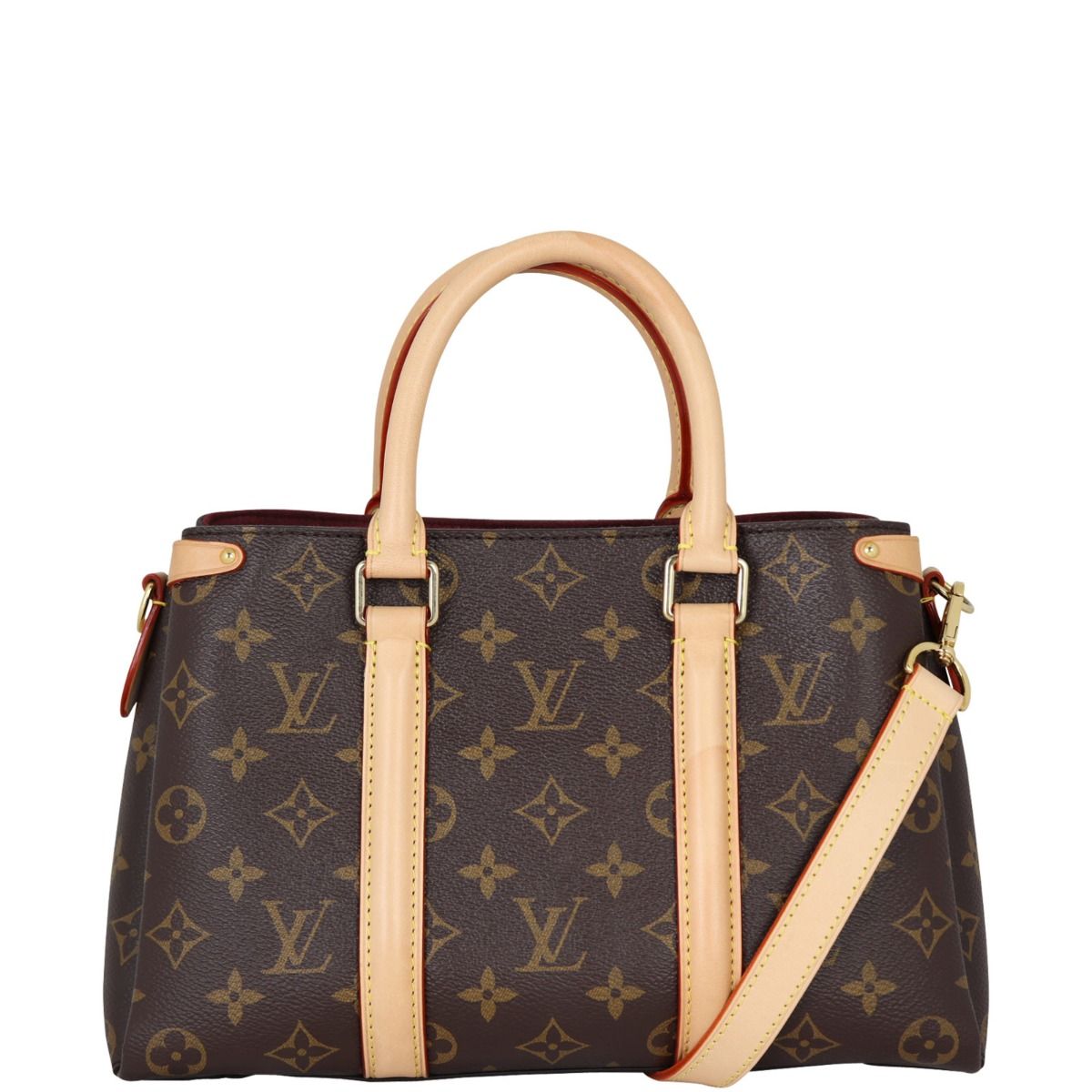 Louis Vuitton Soufflot Tote Monogram Canvas with Leather BB at
