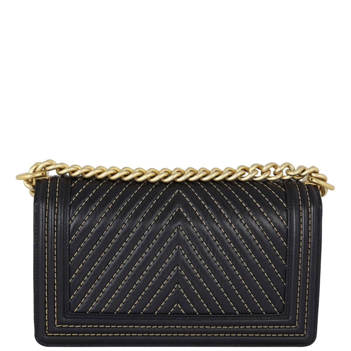 Chanel Boy Old Medium Chevron Chains