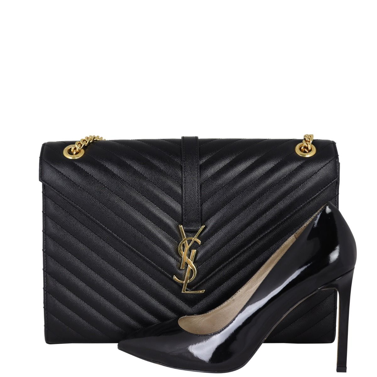 Ysl envelope shoulder bag discount