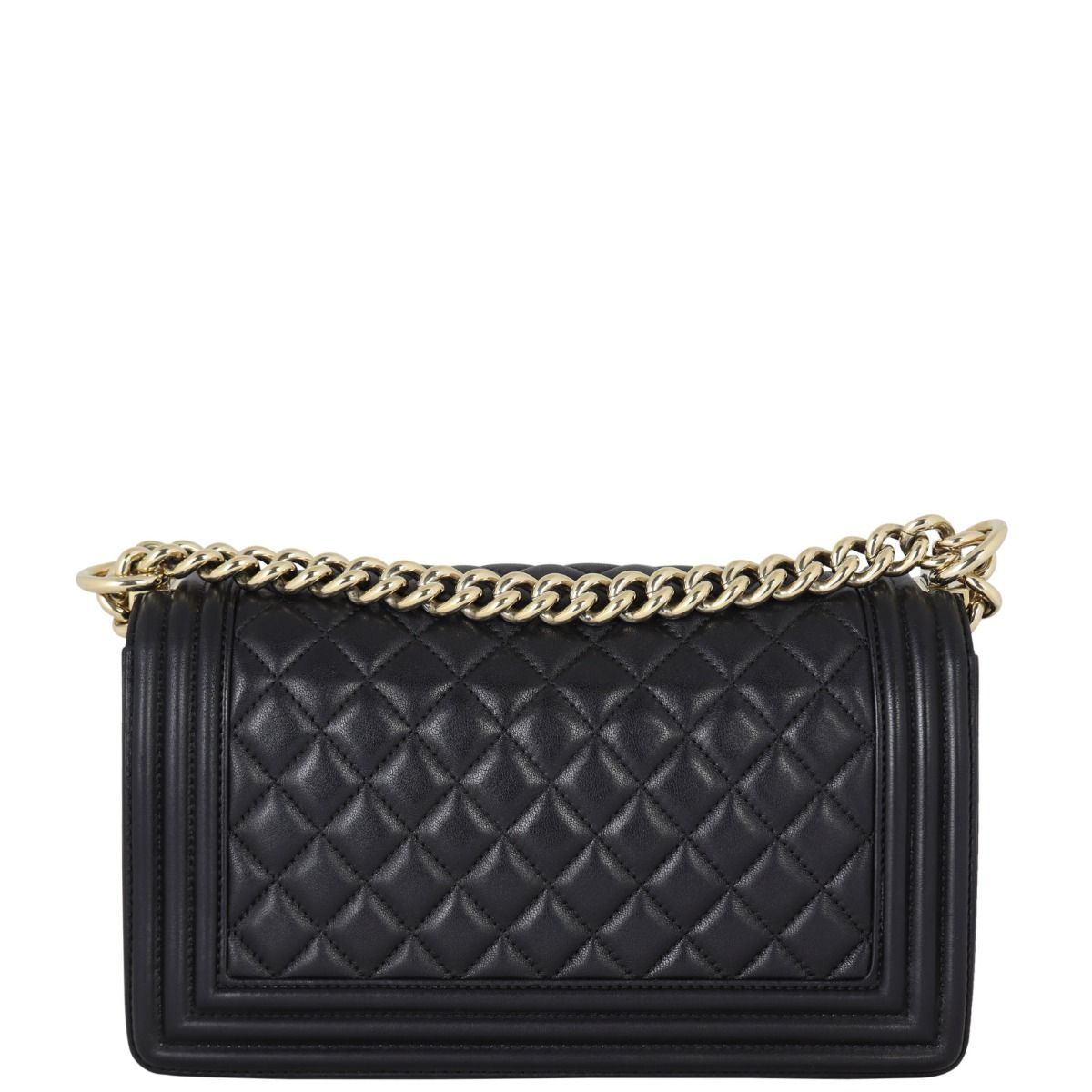 Chanel old medium shop quilted boy flap bag