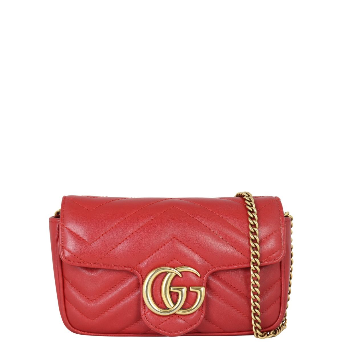 Gucci marmont red wallet top