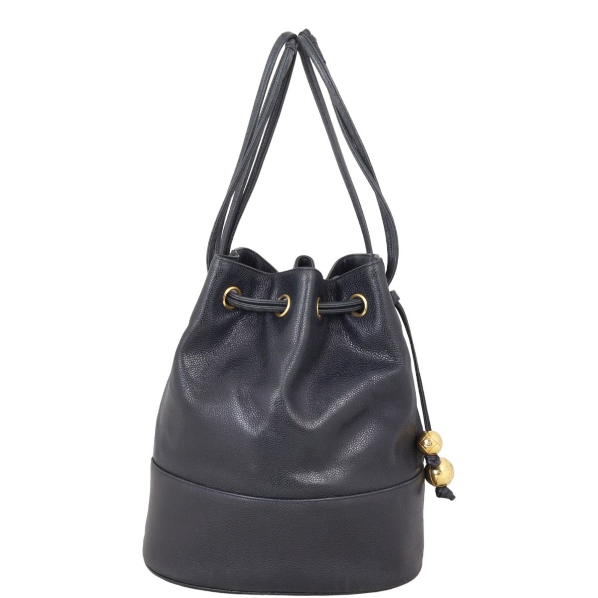 Structured drawstring bucket bag on sale