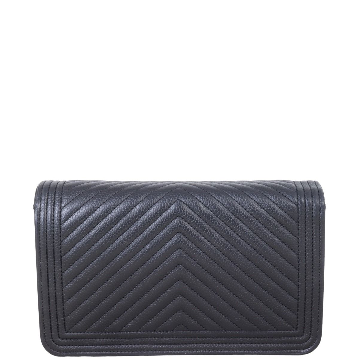 Chanel wallet on chain chevron caviar sales