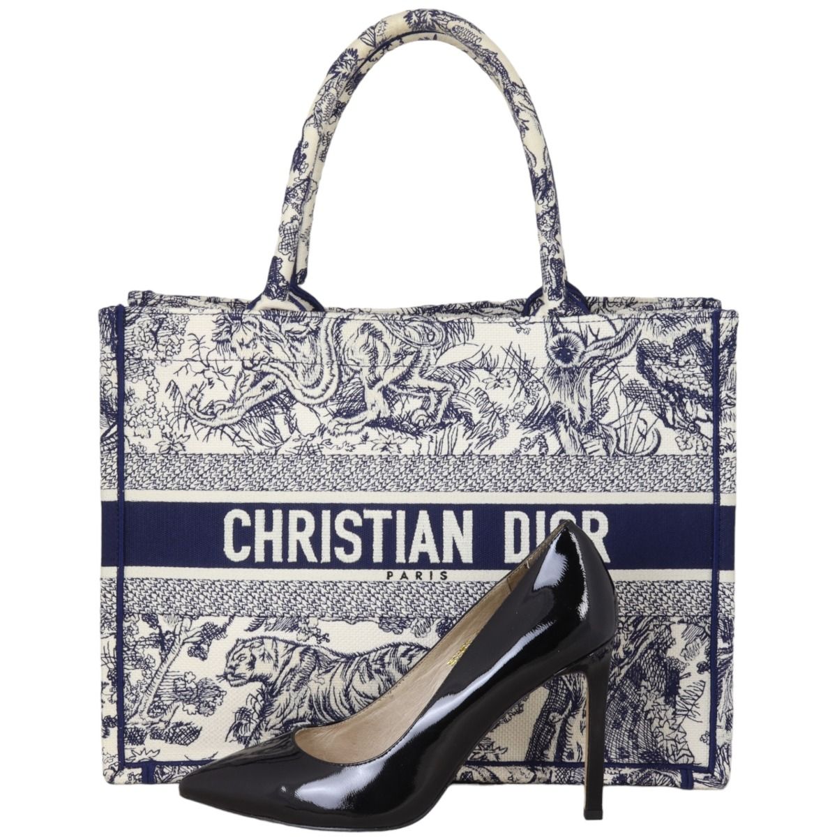 Dior Book Tote Medium Toile de Jouy Reverse