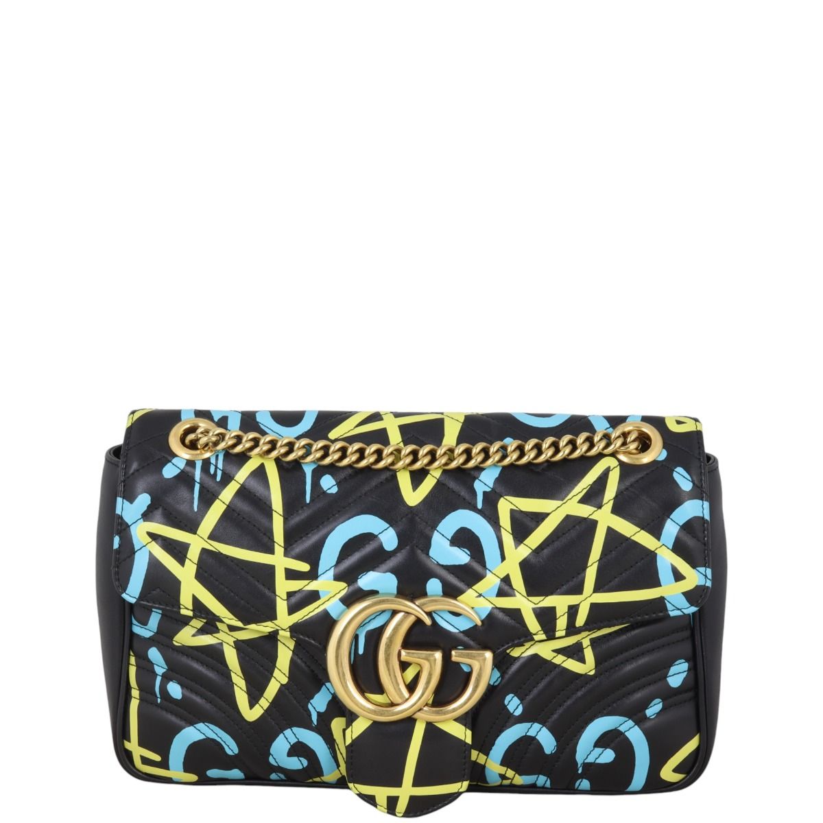 Gucci Marmont Matelasse GucciGhost Medium Shoulder Bag