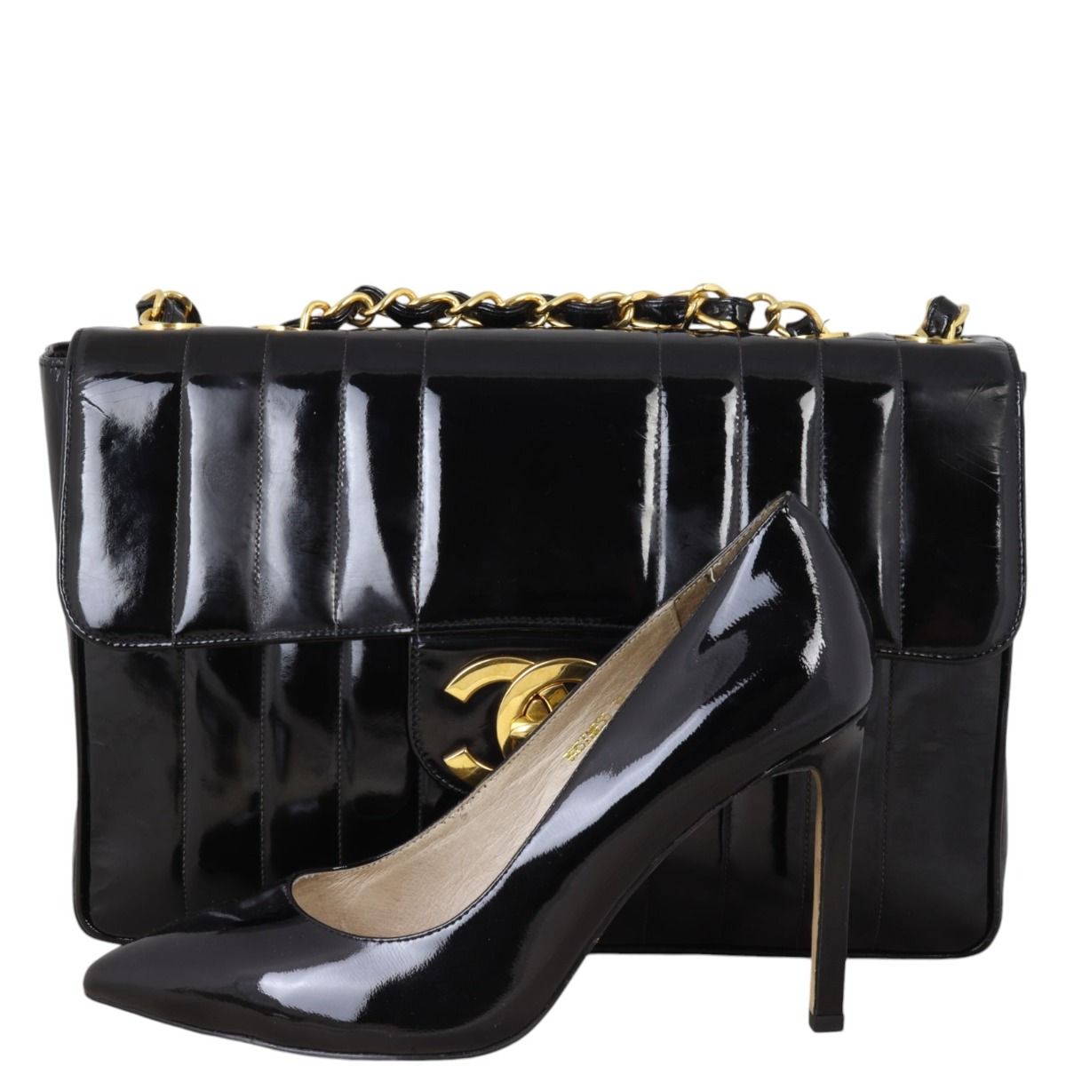 Chanel vertical flap on sale
