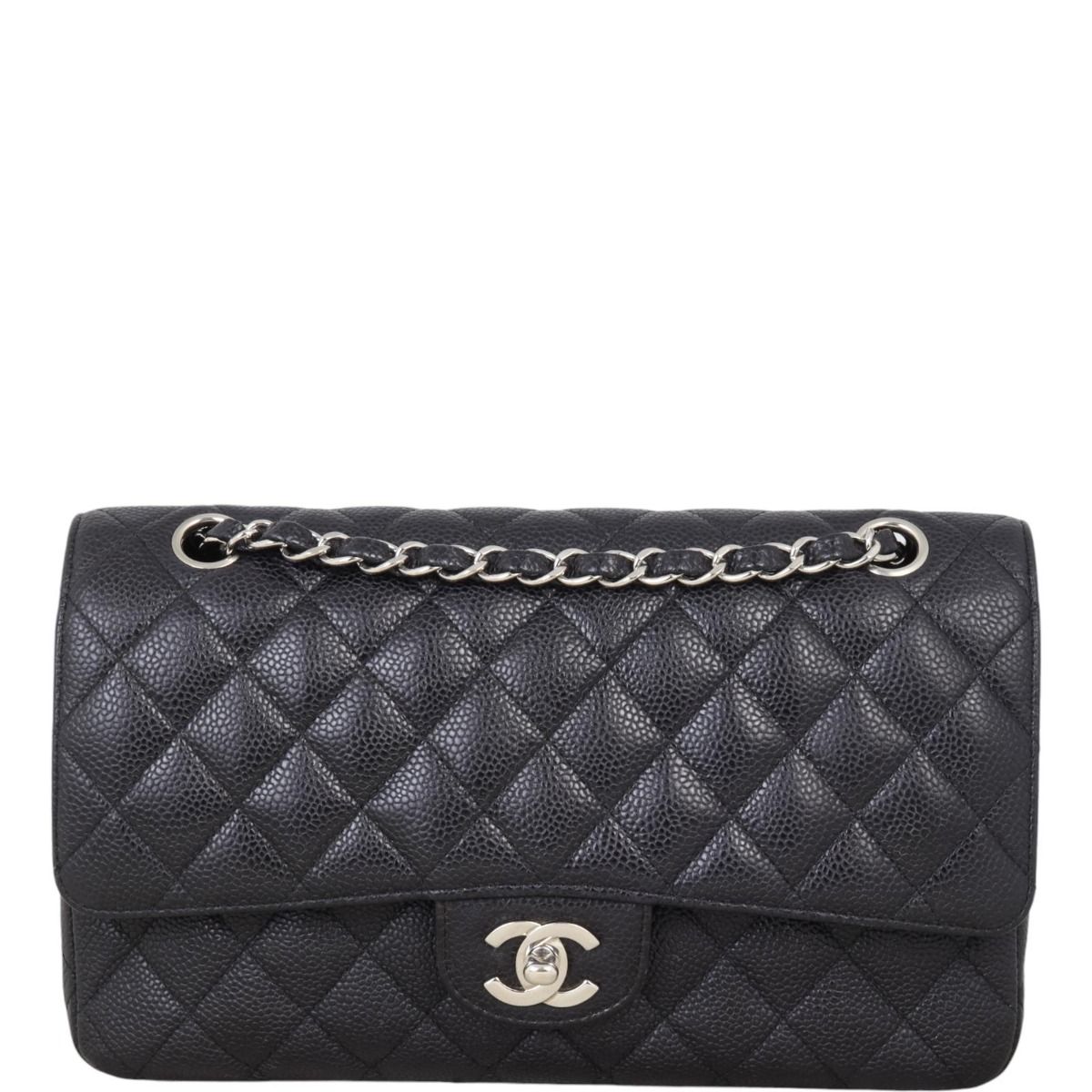 Chanel classic flap caviar medium best sale