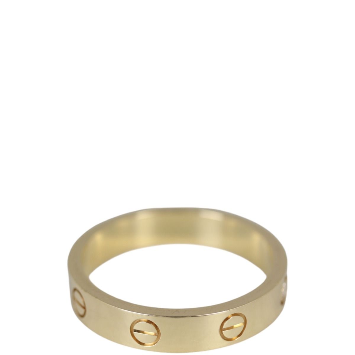 Cartier Love Wedding Band 18k Yellow Gold 1 Diamond