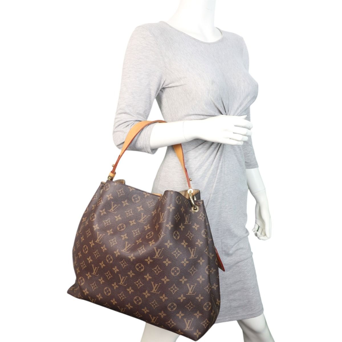 【希少】 LOUIS VUITTON LV Monogram Graceful MM トートバッグ Louis Vuitton Graceful MM Monogram