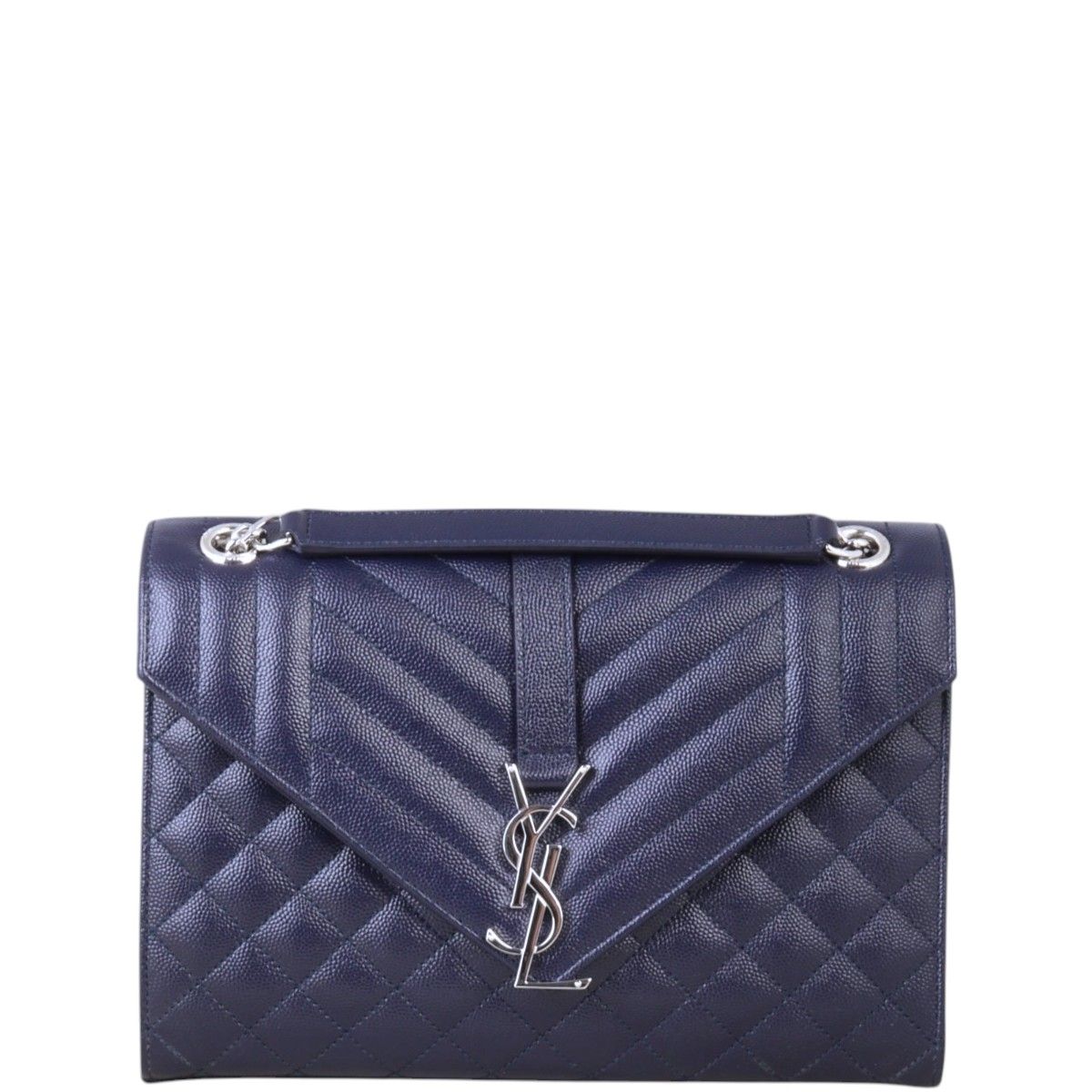 Saint Laurent Monogram Mix Matelasse Envelope Chain Bag Medium