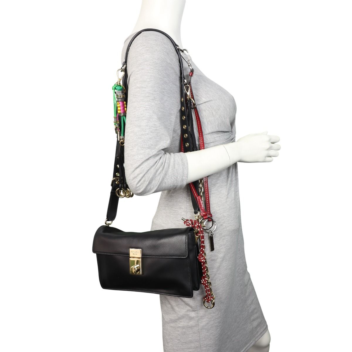 Prada Soft Sound Small Leather Shoulder Bag Prada Soft Sound Small Leather Shoulder Bag