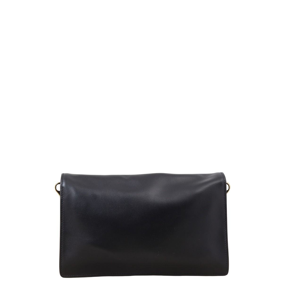 ショルダーバッグ・ポシェット Prada Black Leather Small Prada Soft Sound Shoulder Bag c22120pr-