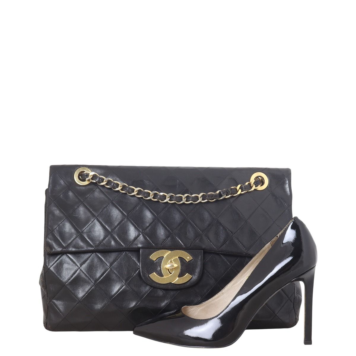 選ぶなら Jumbo Maxi Chanel XL Flap Single 小物