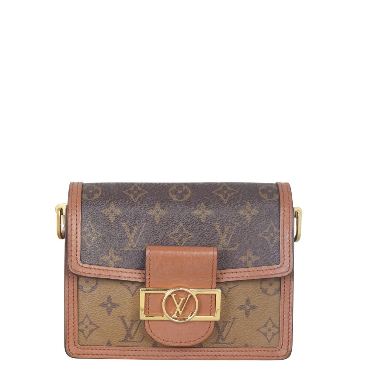 入手困難★希少【LOUISVUITTON】Mini Dauphine Monogram Reverse LOUIS VUITTON Dauphine Mini Monogram Reverse Canvas Shoulder