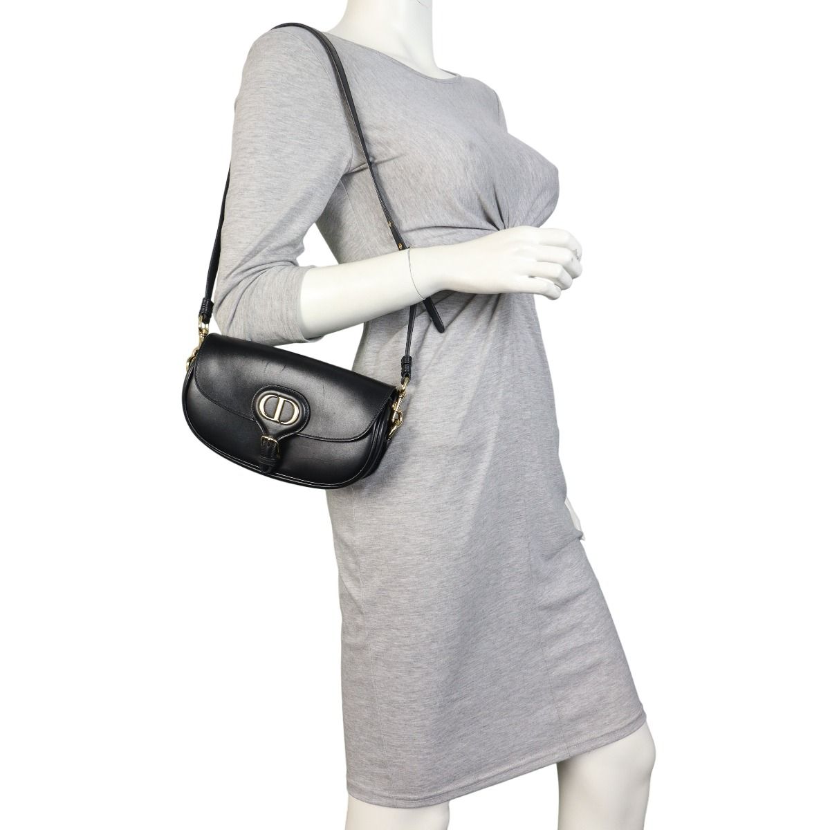 エレガント♡【 Dior 】 Bobby East-West Tote Bag Dior Bobby East-West Bag Black Grained Calfskin | DIOR