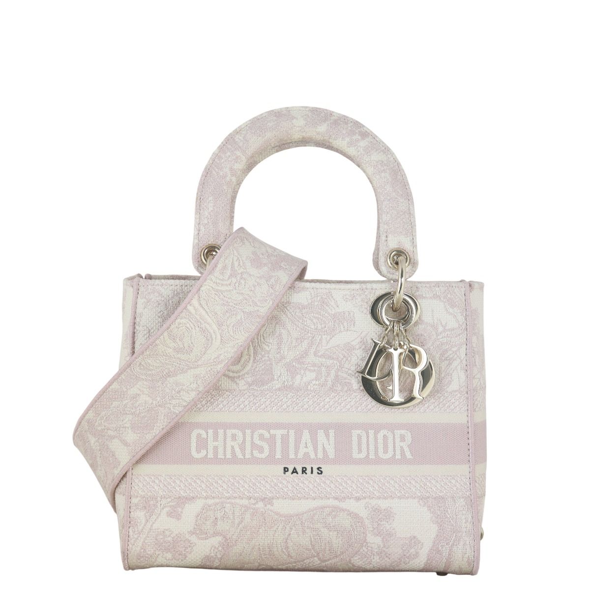 ≪上質な質感≫【Dior】Lady D-Lite ミディアム クリスチャンディオール LADY D-LITE ミディアムバッグ