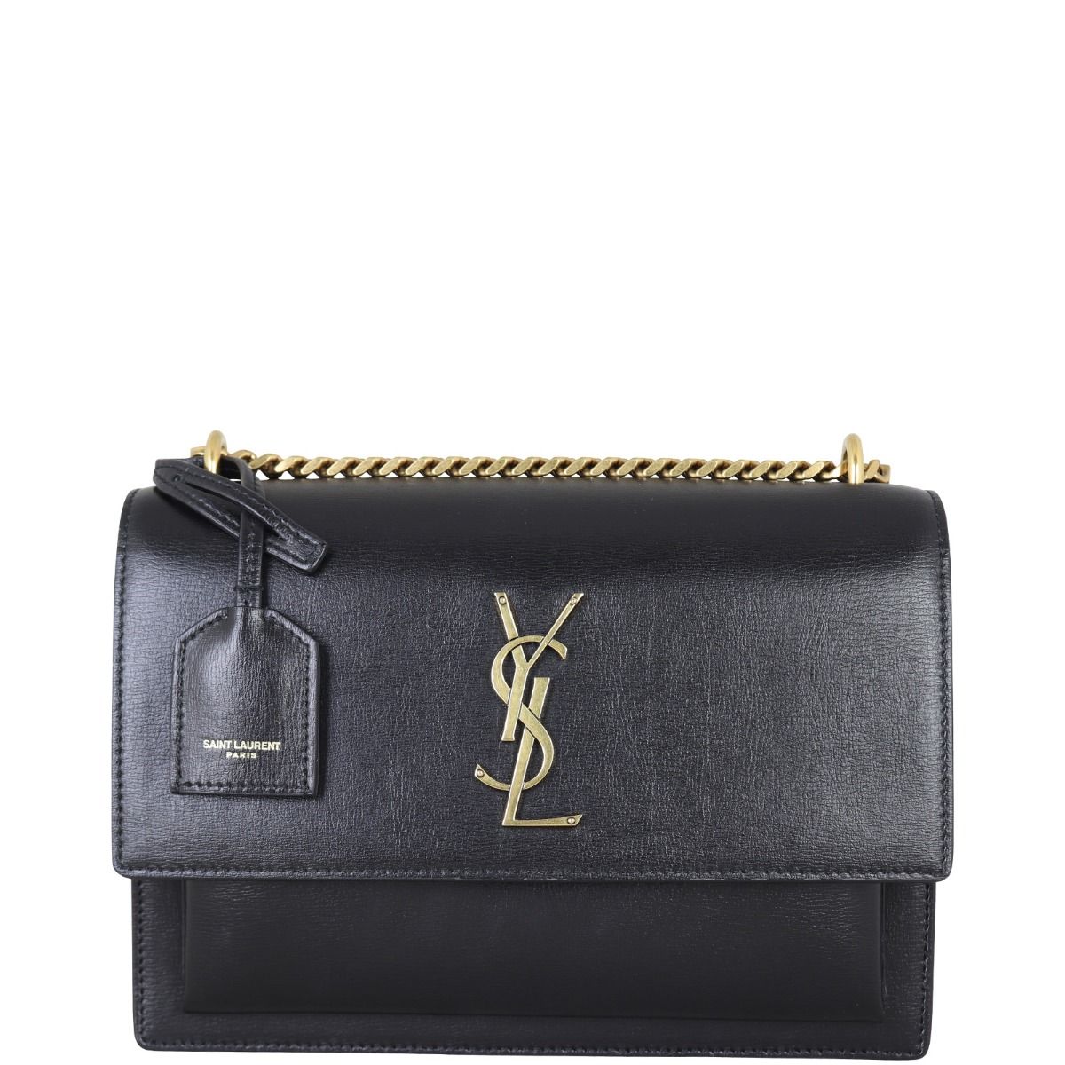 Ysl black sunset bag on sale