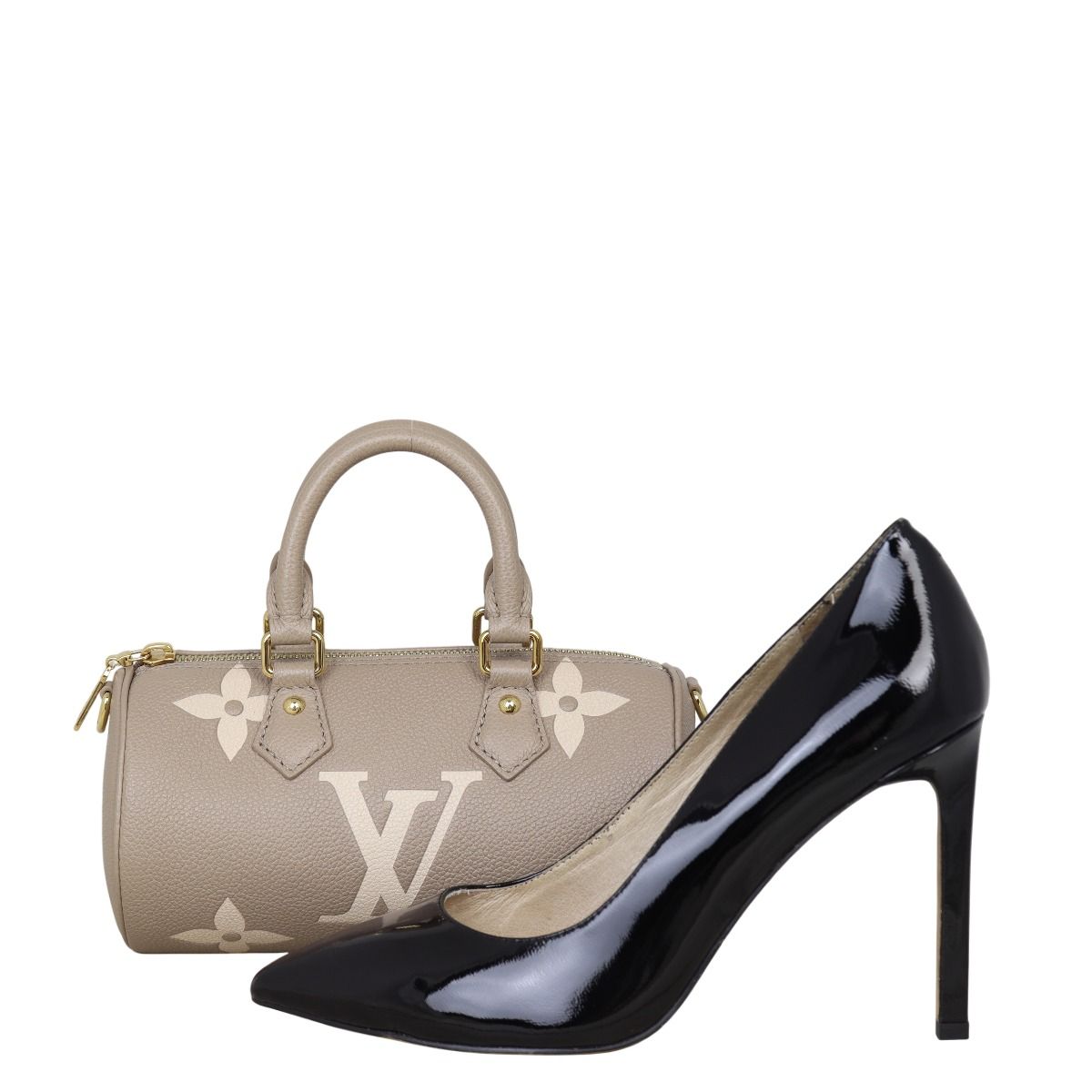 Louis Vuitton Papillon BB Monogram Empreinte Bicolour