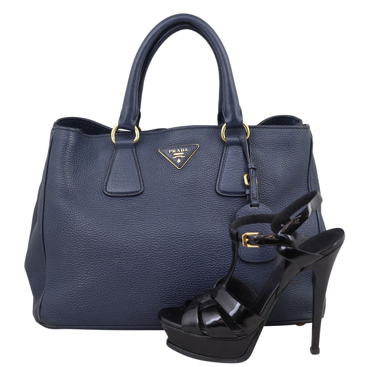Prada vitello daino shopping bag deals