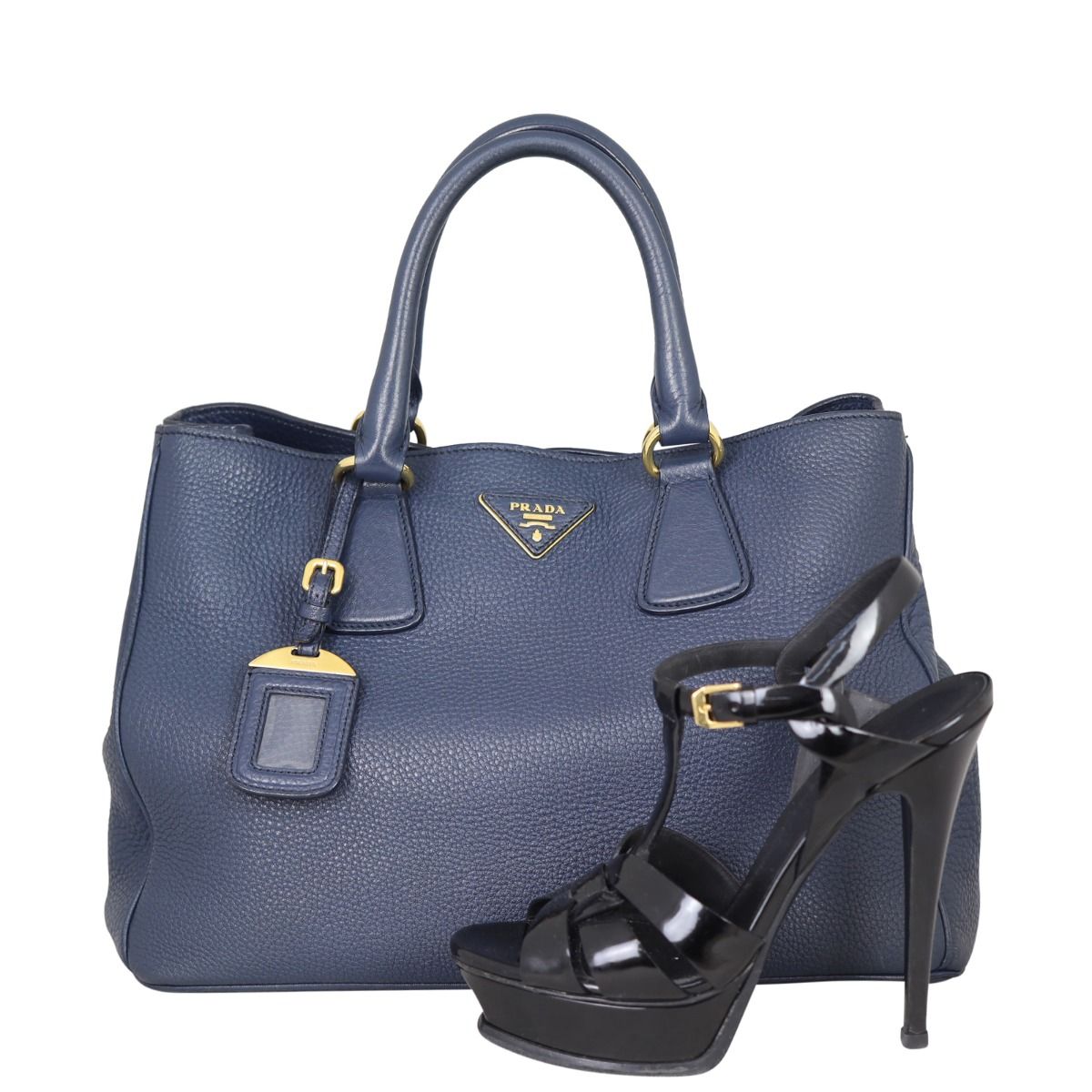 Prada Vitello Daino Two Way Tote