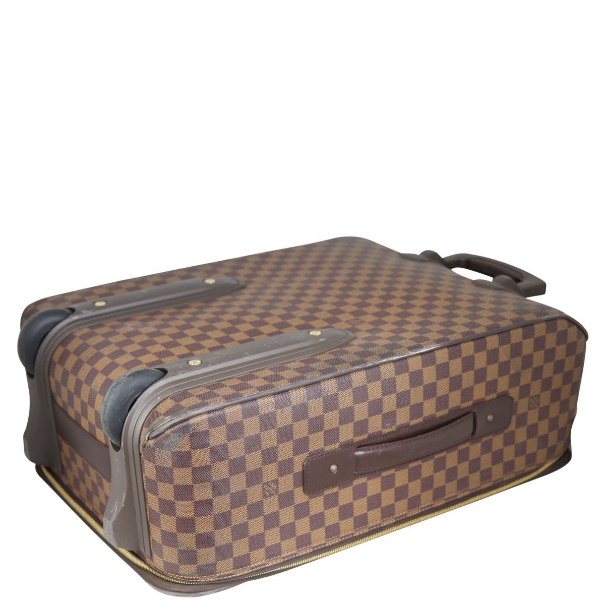 Louis Vuitton Damier Ebene Pegase 55 Rolling Luggage Carry-On Suitcase Bag  861898