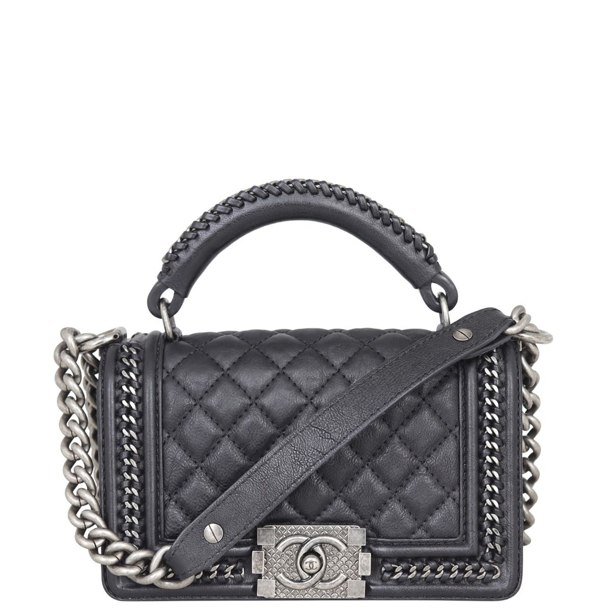 Chanel boy bag handle on sale