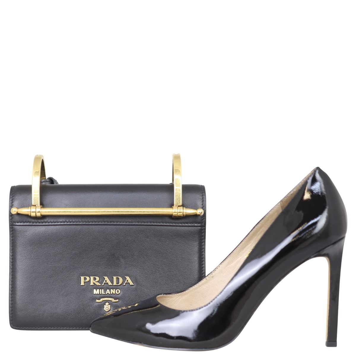 Prada calf leather shoulder bag shop