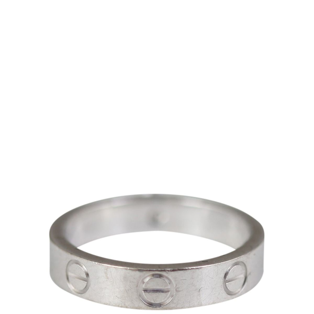 Cartier Love Diamond Solitaire 18k Gold Ring