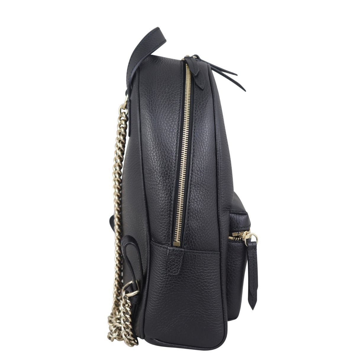Gucci women's black gg soho backpack 2025