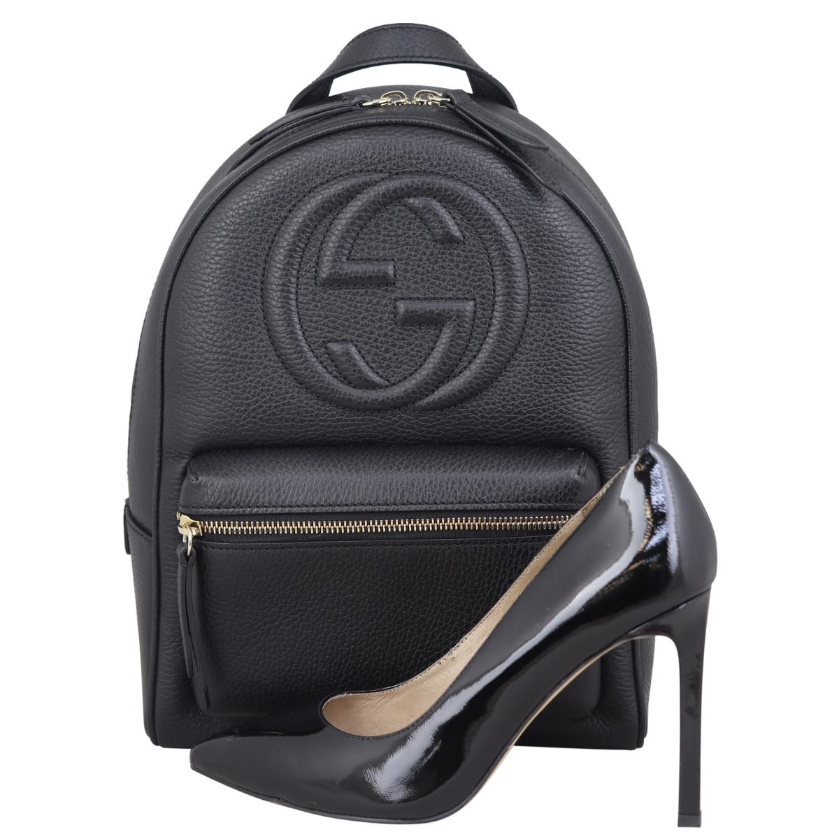 Gucci Soho Leather Chain Backpack