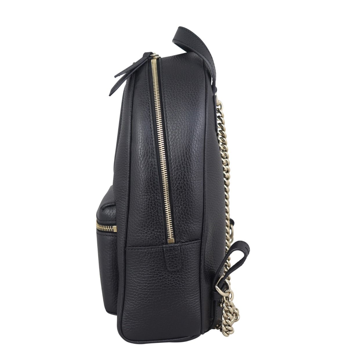 Gucci Soho Leather Chain Backpack