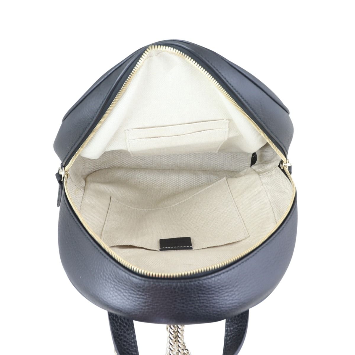 Gucci Soho Leather Chain Backpack