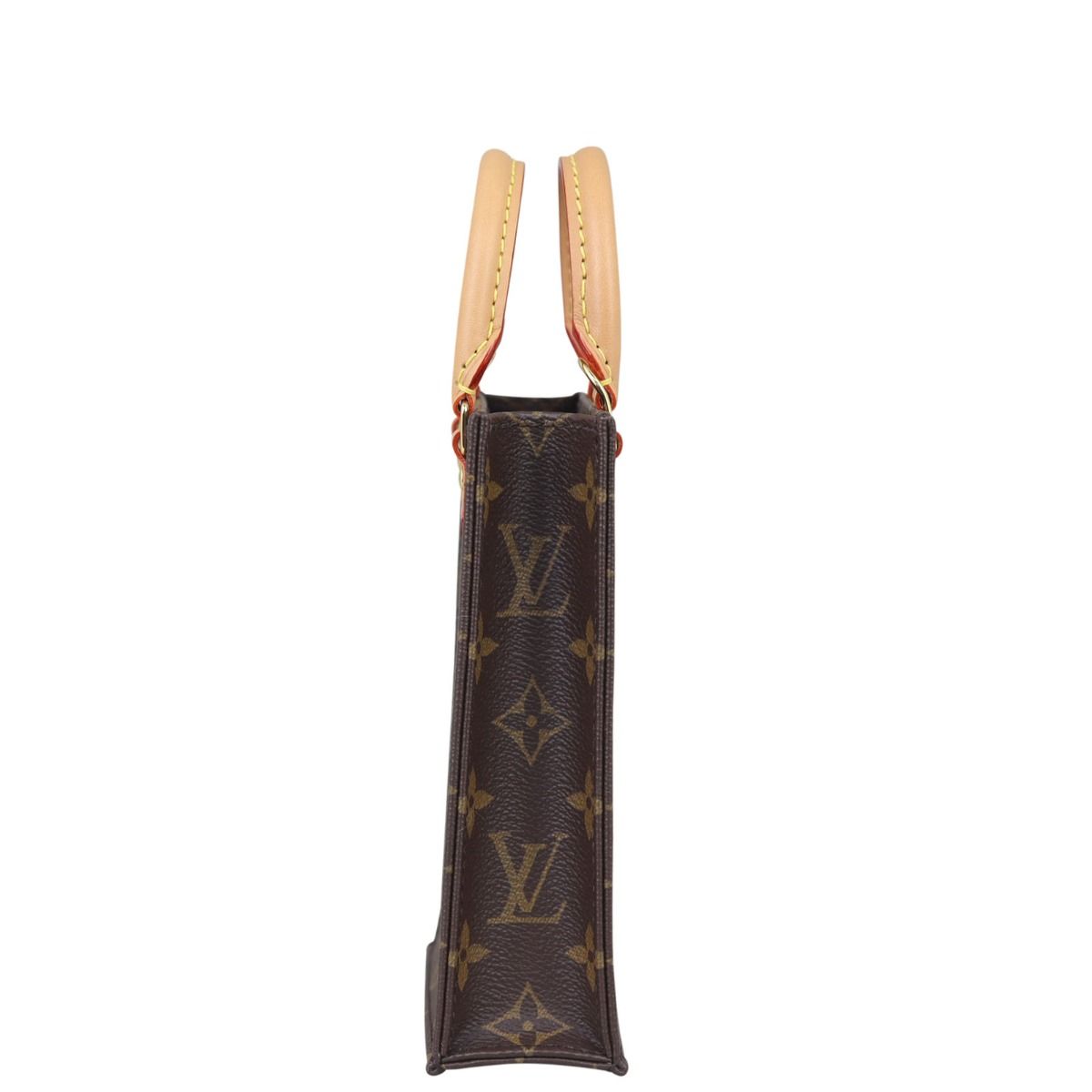 Shop Louis Vuitton PETIT SAC PLAT Monogram 2WAY Plain Leather Elegant Style  Crossbody Logo (M81416) by なおたきよた