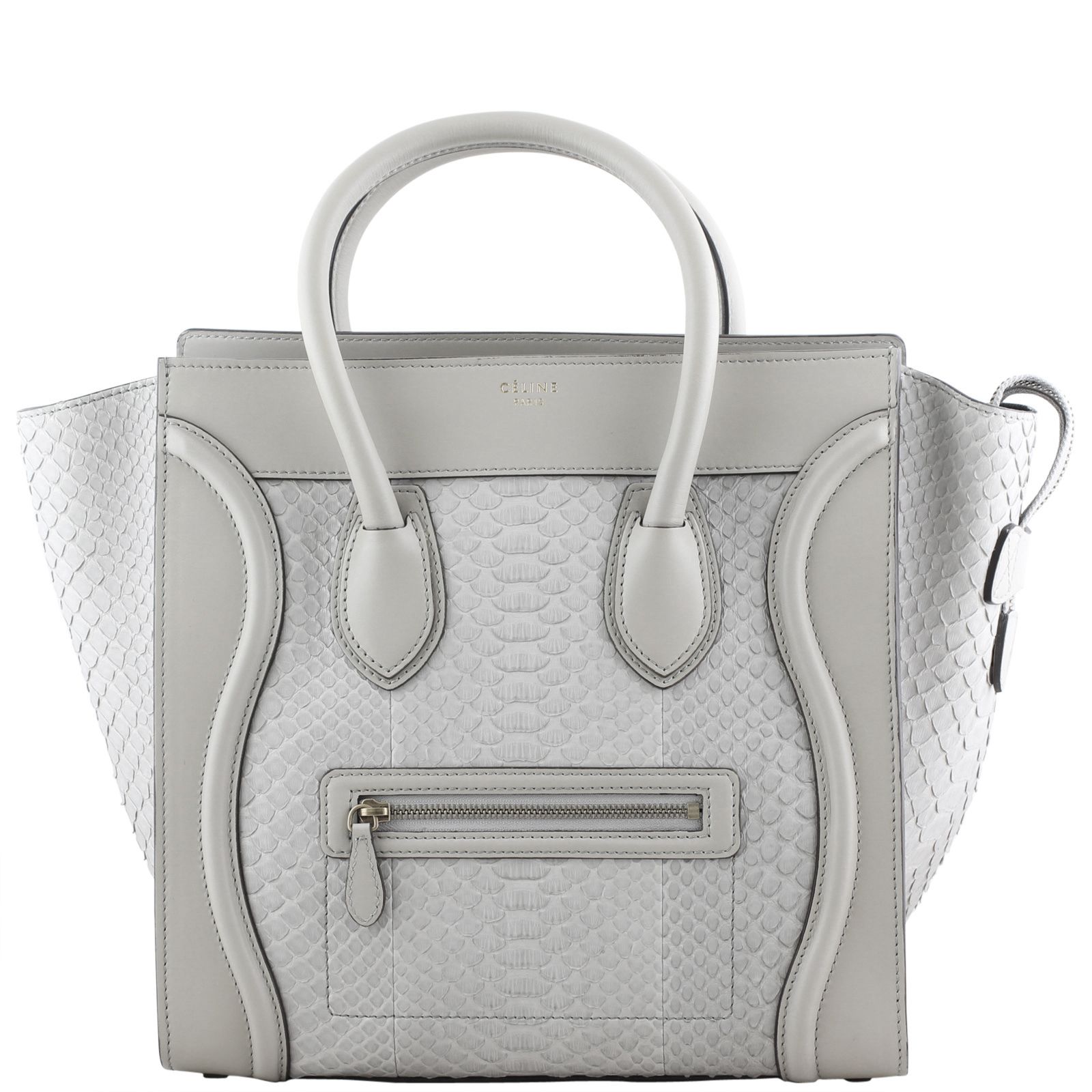 Celine Mini Luggage Tote Python