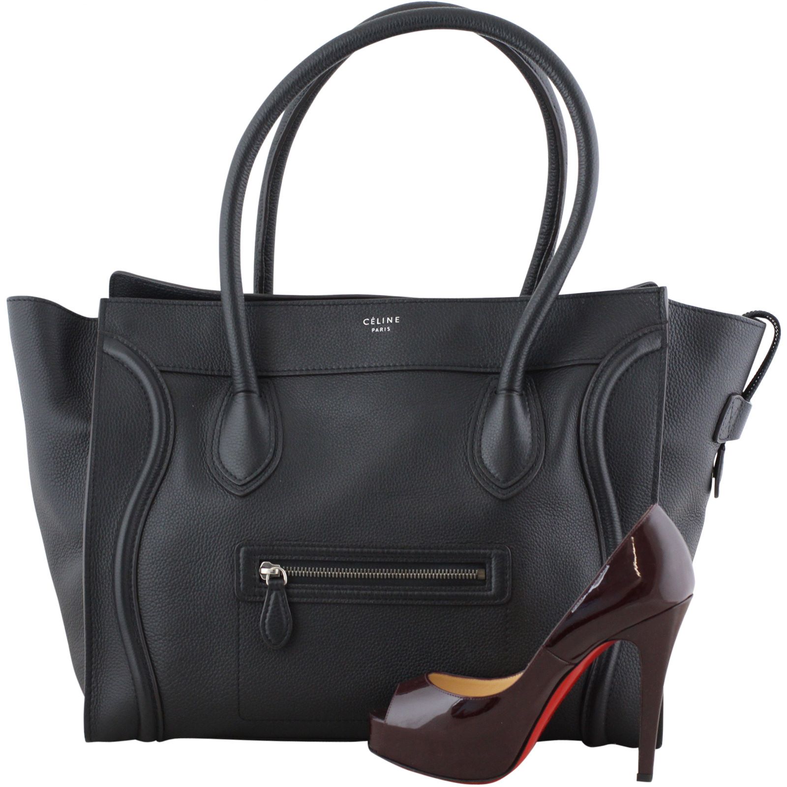 Celine Shoulder Luggage Tote