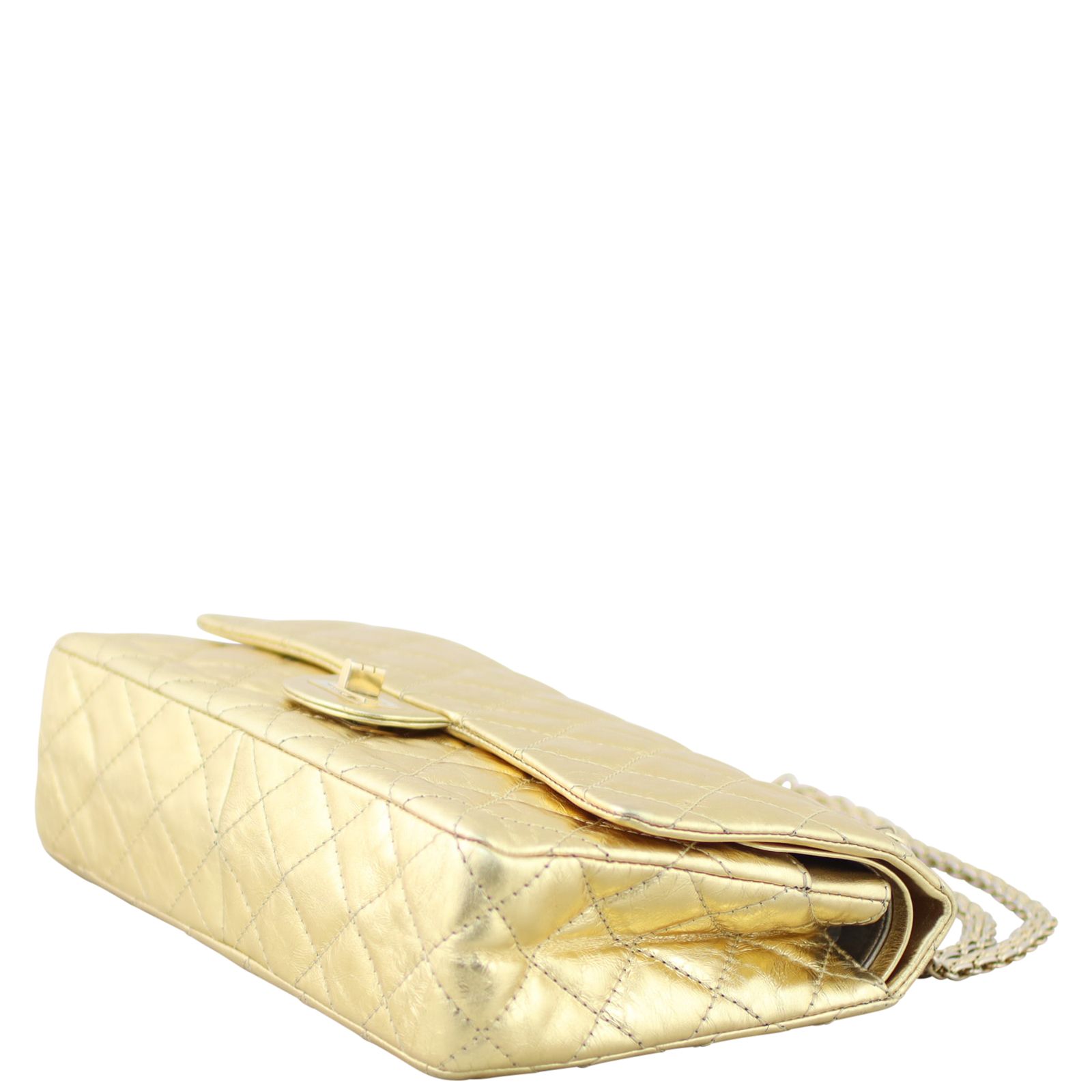 Chanel 2.55 Reissue 226 Double Flap Bag Gold