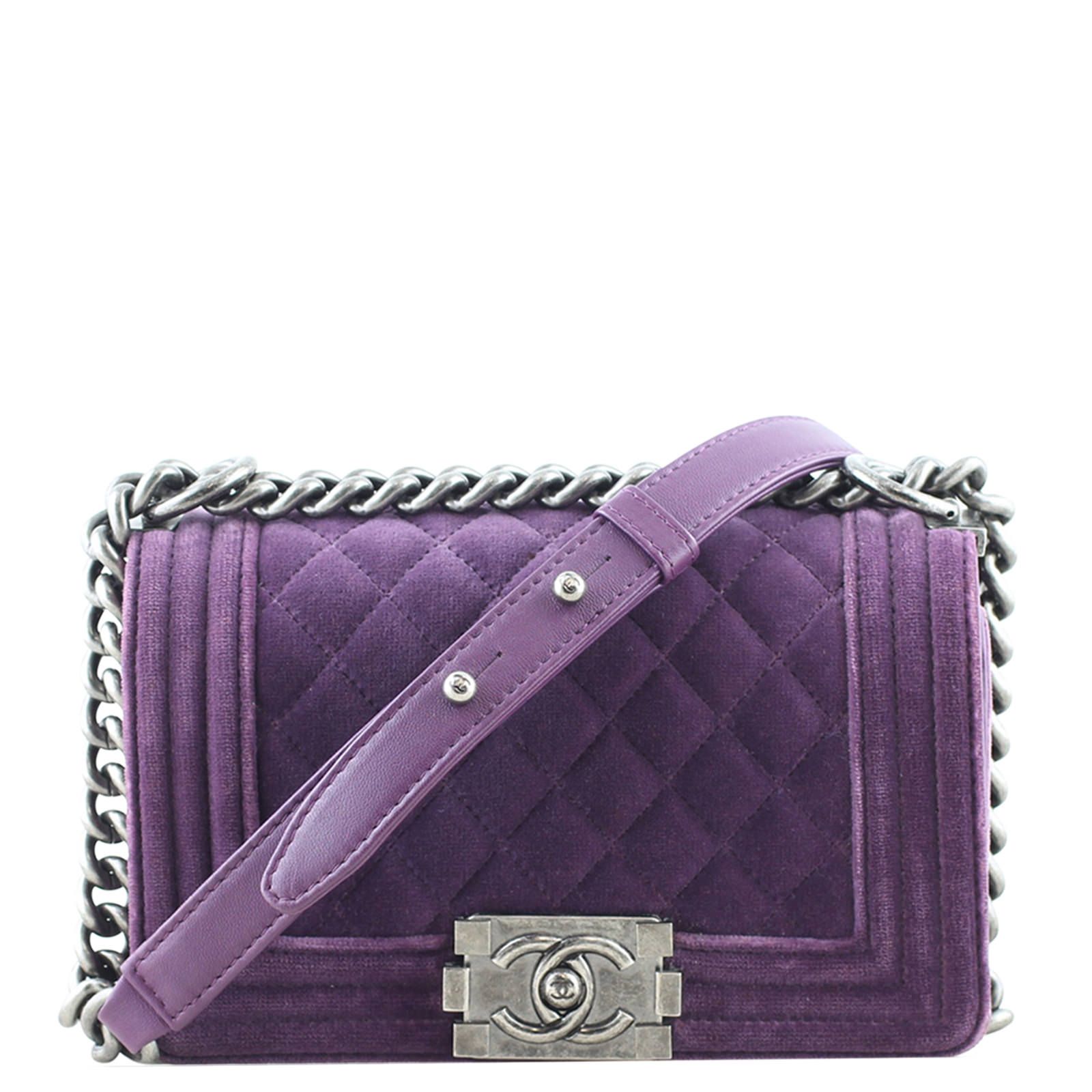Chanel Boy Bag Small Velvet