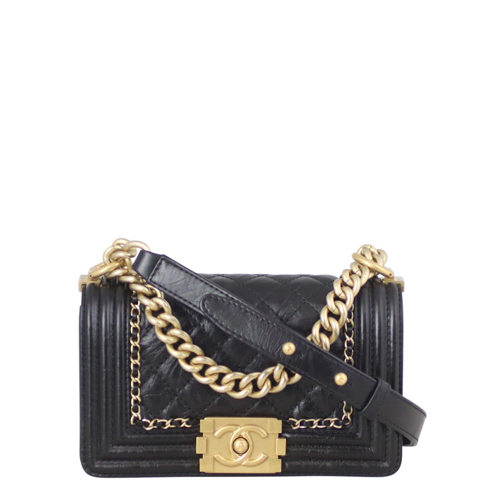 Chanel Boy Small Black GHW 23 Series