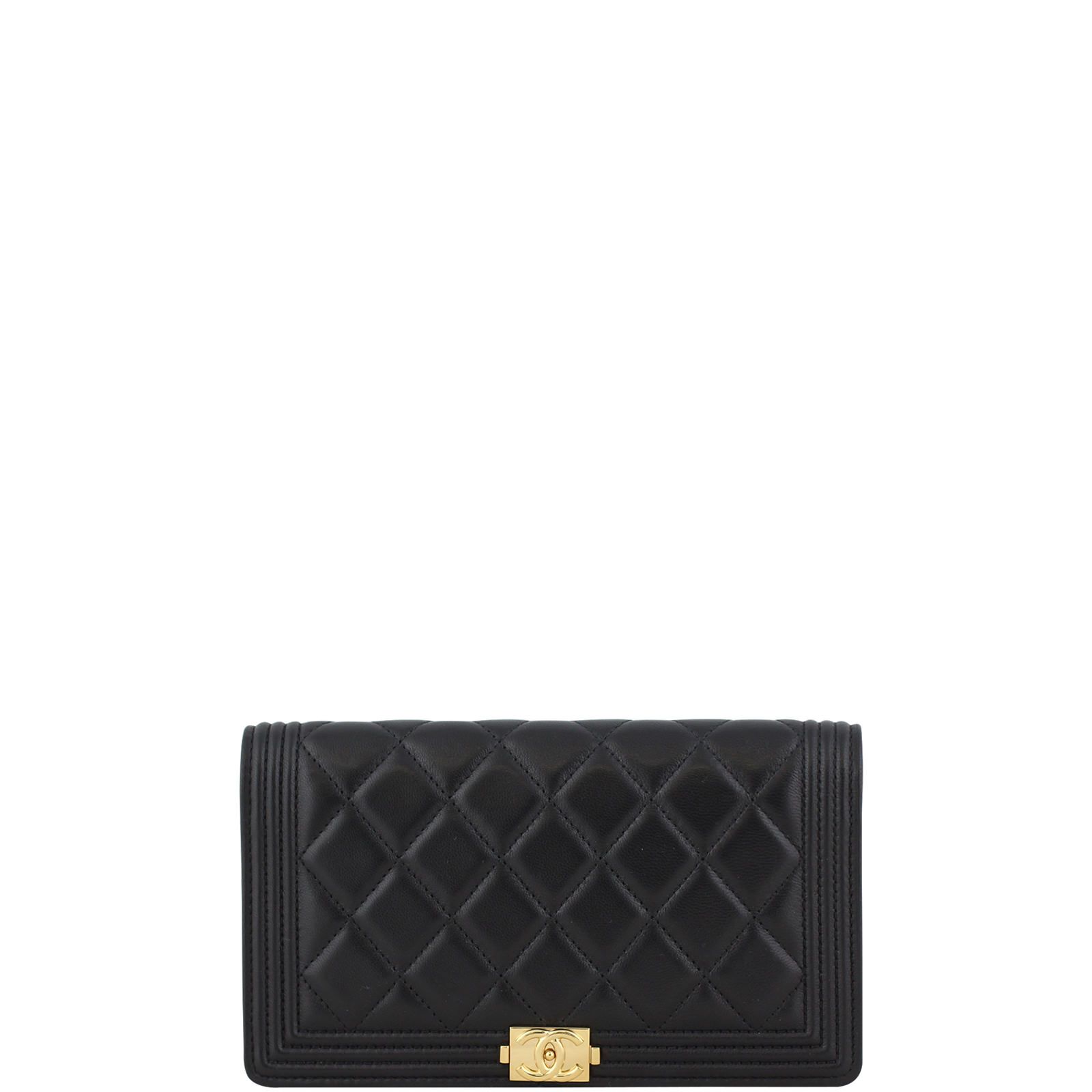 Chanel boy bifold wallet outlet